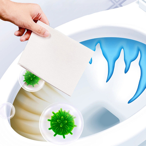 便器クリーナーストリップ水溶性タブレットクレンザーは、トイレのクリーニングシートをスケール除去してリフレッシュします