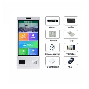 Khách sạn kiosk 27 "hóa đơn thanh toán vé kiosk tự kiểm tra trong hộ chiếu máy quét thẻ Dispenser kiosk tiền mặt recycler máy - Product Image 3