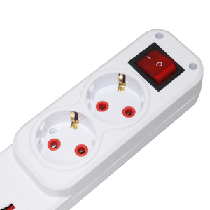 4 Way <strong>Extension</strong> Plug and <strong>Socket</strong> With LED Switch and Multi <strong>Sockets</strong> - Product Image 6