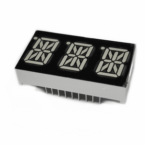 Orange Amber Color 14 Segment Alphanumeric LED Display 3 <strong>Digits</strong> - Product Image 1