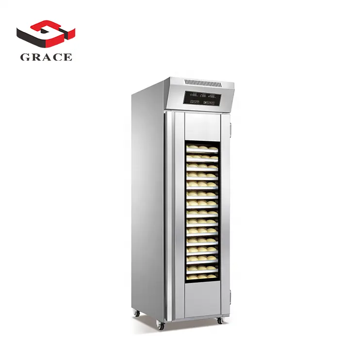 Automatic Commercial Complete Big Capacity Bakery Machine 20 Trays Dough Proofer Retarder Cabinet Bread Dough Proofer with Spray