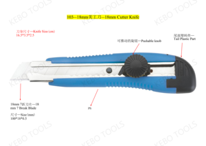 Dao tiện ích an toàn, độ bền cao lưỡi thép sắc nét nhỏ gọn thiết kế nhẹ đáng tin cậy tiện ích tiện ích an toàn dao - Product Image 2