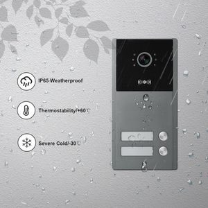 Tuya Smart 7 pollici 1080P HD Video Monitor per telefono impermeabile in metallo RFID sblocco di controllo di accesso con funzione di interfono WIFI - Product Image 2