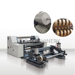 Otomatik Jumbo rulo Kraft kağıt sarma ve dilme makinesi kağıt rulosu kesici eğme sarıcı kağıt rulosu rulo eğici makinesi - Product Image 1