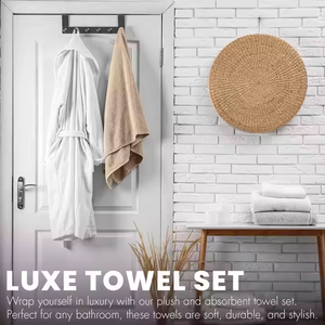 27 Inches X 54 Inches 100% Cotton Bath <strong>Towels</strong> Extra Absorbent Lightweight Embroidered Logo Soft Multi-Use for Home Beach Hotel - Product Image 3