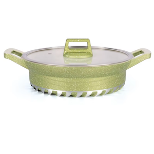 Đồ dùng nhà bếp nhôm không dính nấu ăn nồi Die Cast <span class=keywords><strong>Cookware</strong></span> Set vòng <span class=keywords><strong>Cookware</strong></span> Set thân thiện với môi nhà bếp không dính súp chảo - Product Image 3