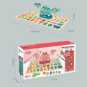 ITTL Fun STEM tarjetas de conteo balanza niños desarrollo matemáticas juguete creativo educativo - Product Image 6