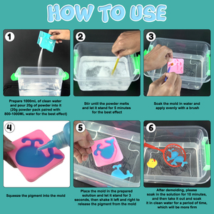 Khy Diy Creatieve Ervaring Magische Water Elf Speelgoed Kit Voor Kinderen Niet-Giftige Eco 3d Aqua Fee Water Gel Set Educatief - Product Image 6