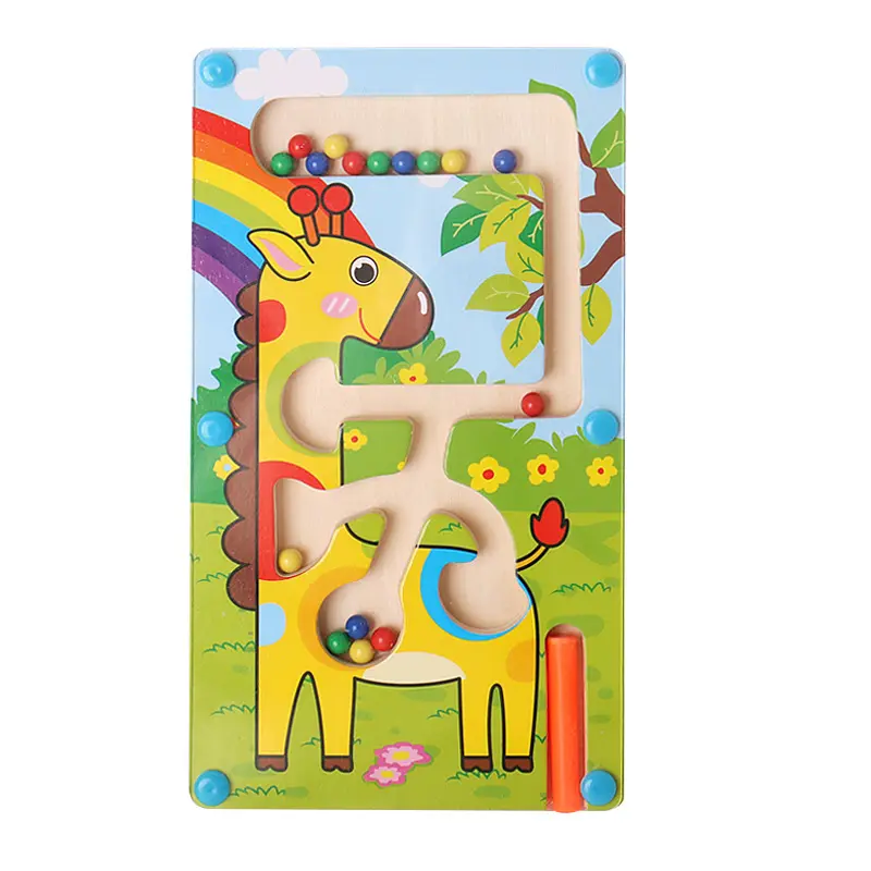 Puzzle Animal en bois jouet Montessori jouet pour enfants 1 2 3 ans garçons filles éducatif Puzzle jeu de société pour enfant âge 2-4