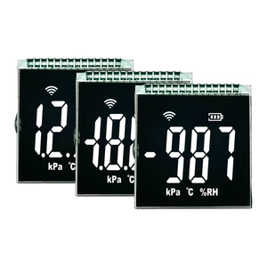 Benutzer definierte VA Negative 5V Weiße Hintergrund beleuchtung 7-Segment-LCD-Display Kein Controller erforderlich Bester Preis für LCD-Module
