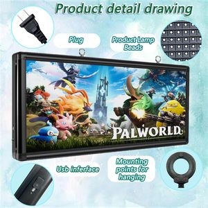 Display a LED programmabile a colori per esterni ad alta risoluzione P5 impermeabile per Display a scorrimento aziendale - Product Image 4