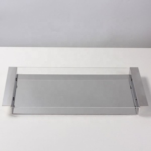 厂家批发定制透明亚克力托盘矩形防溢简单亚克力咖啡托盘 - Product Image 2