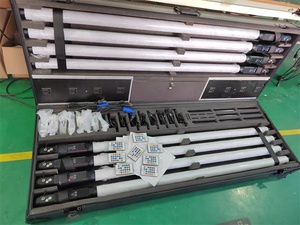 IP65 su geçirmez RGBWA LED 360 tüp işıkları otel kullanımı için kablosuz uzaktan kumanda projeksiyon - Product Image 4