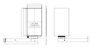 High Resolution 1440x2560 Screen <strong>Display</strong> 5.98 Inch TFT LCD Module IPS for Logistics Scanner - Product Image 6