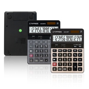 Calcolatrice aziendale elettronica per ufficio calcolatrici personalizzate 14 passaggi 120 digitali controllare corretta calcolatrice energia solare - Product Image 1