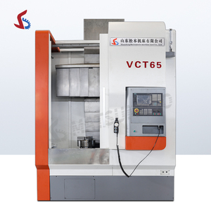 Prezzo competitivo VTC65 verticale CNC tornio macchina Siemens sistema di controllo GSK pesante lavorazione flangia tornio piccolo tornio - Product Image 1