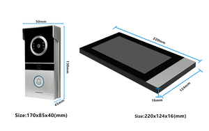 Tuya Smart App Control remoto Tarjeta de Identificación desbloqueo grabación Smart Wifi Video puerta teléfono timbre sistema de intercomunicación para Villa - Product Image 5