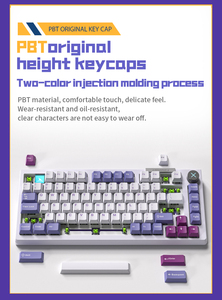 Darmoshark 75% Gaming <strong>Keyboards</strong> Top Mounted Mechanical RGB Hot-swap PBT Dye Sub Keycaps Big Capacity High-level Gift for Gamers