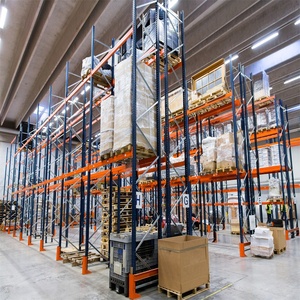 Estante de palés de servicio pesado apilable de garaje multicapa, estante automático, sistema de estante de almacenamiento de almacén