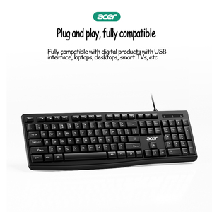Teclado y ratón con cable para ordenador de escritorio, juego de teclado y ratón especial para oficina - Product Image 4