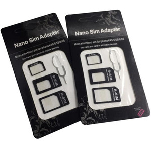 纳米sim卡适配器4合1微型sim卡适配器，带弹出Pin键零售包装，适用于iPhone 5/5s/6S/三星 - Product Image 6
