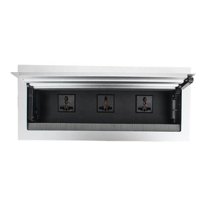 multifunktionale schreibtisch-kabel-stromkasten schreibtisch eingebaute eingebaute steckdosen steckdosen mit doppelseitiger klappabdeckung - Product Image 6