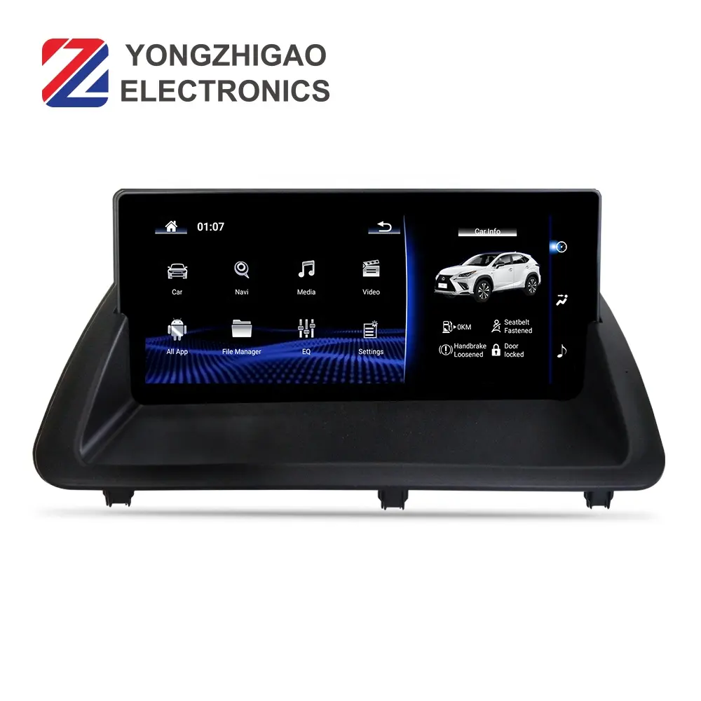 Автомобильный DVD-плеер YZG, 10,25 дюйма, 8 ядер, Android 10, мультимедийный радиоприемник с Wi-Fi/BT, используется для Lexus CT200h 2011-2019