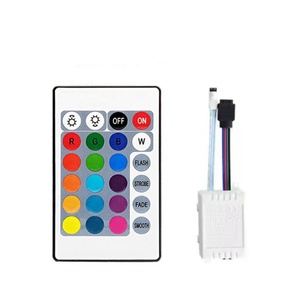 ИК инфракрасный 24 ключа пульт дистанционного управления USB диммер RGB СВЕТОДИОДНЫЕ беспроводные контроллеры для SMD 5050 5630 2835 3528 3014 Светодиодные полосы освещения - Product Image 4