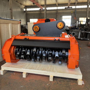 Nhà Máy Giá Skid chỉ đạo Bộ nạp tập tin đính kèm lâm nghiệp mulcher với bơm động cơ bánh răng - Product Image 1