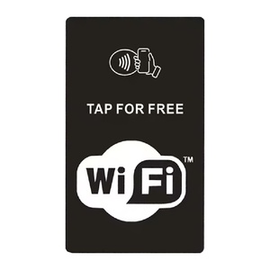 QR-Code angepasst 13,56 MHz Google Custom ized Comment Card Großhandel Social Media Plastic Comment Card Google NFC Visitenkarte