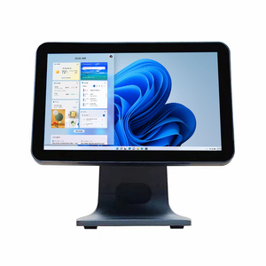 Система Windows 10 все-в-одном 15,6 дюймов сенсорный экран POS терминал машина для продуктового магазина пекарня использовать POS машина - Product Image 5