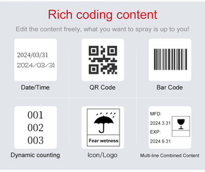 Tragbarer Hand-Tinten strahl drucker/Smart Coder Karton druckmaschine/Zeit datum Handheld-Chargencode-Drucker