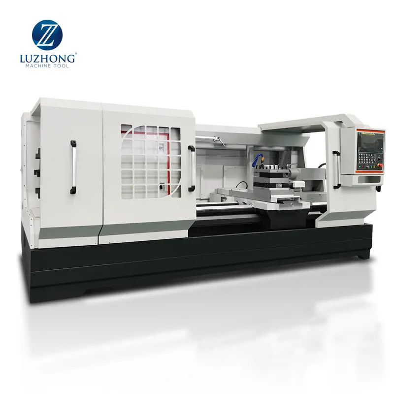 Torno CNC de oscilación grande CK6163, máquina de torno CNC de alta resistencia para eje