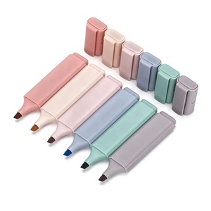 Penna evidenziatrice estetica a base d'acqua ad asciugatura rapida con colori crema punta scalpello per scuola e studio della Bibbia Set confezione - Product Image 2