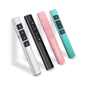 2024 personalizzare logo OEM senza fili usb ricaricabile puntatori penna comoda presentazione puntatore wireless PPT clicker powerpoint - Product Image 1