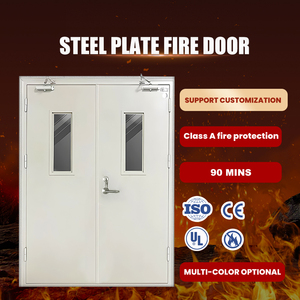 36 năm nhà máy ODM/OEM thép cháy cửa ul CE chứng nhận đánh giá bằng chứng thoát an toàn kính bên ngoài chống Úc compliant khách sạn - Product Image 2