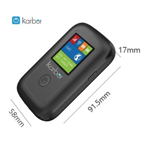 Karbor 4G LTE Router nirkabel <span class=keywords><strong>WiFi</strong></span> portabel 6 dengan Slot kartu SIM Internet seluler <span class=keywords><strong>WiFi</strong></span> Mini Ips untuk Router <span class=keywords><strong>Wifi</strong></span> - Product Image 2