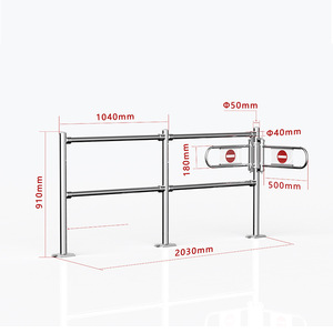 Sistema di controllo accessi per chiusura di sicurezza interna a metà altezza per supermercato da 25cm - Product Image 5