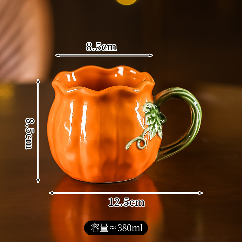 Orange petal pumpkin cup
