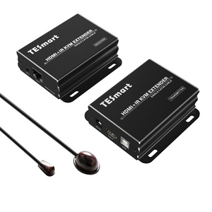 TESmart HDMI KVM扩展器通过IP RJ45以太网网络KVM扩展器USB HDMI 50m通过UTP 1080p60hz KVM扩展器CAT5 CAT6 - Product Image 1