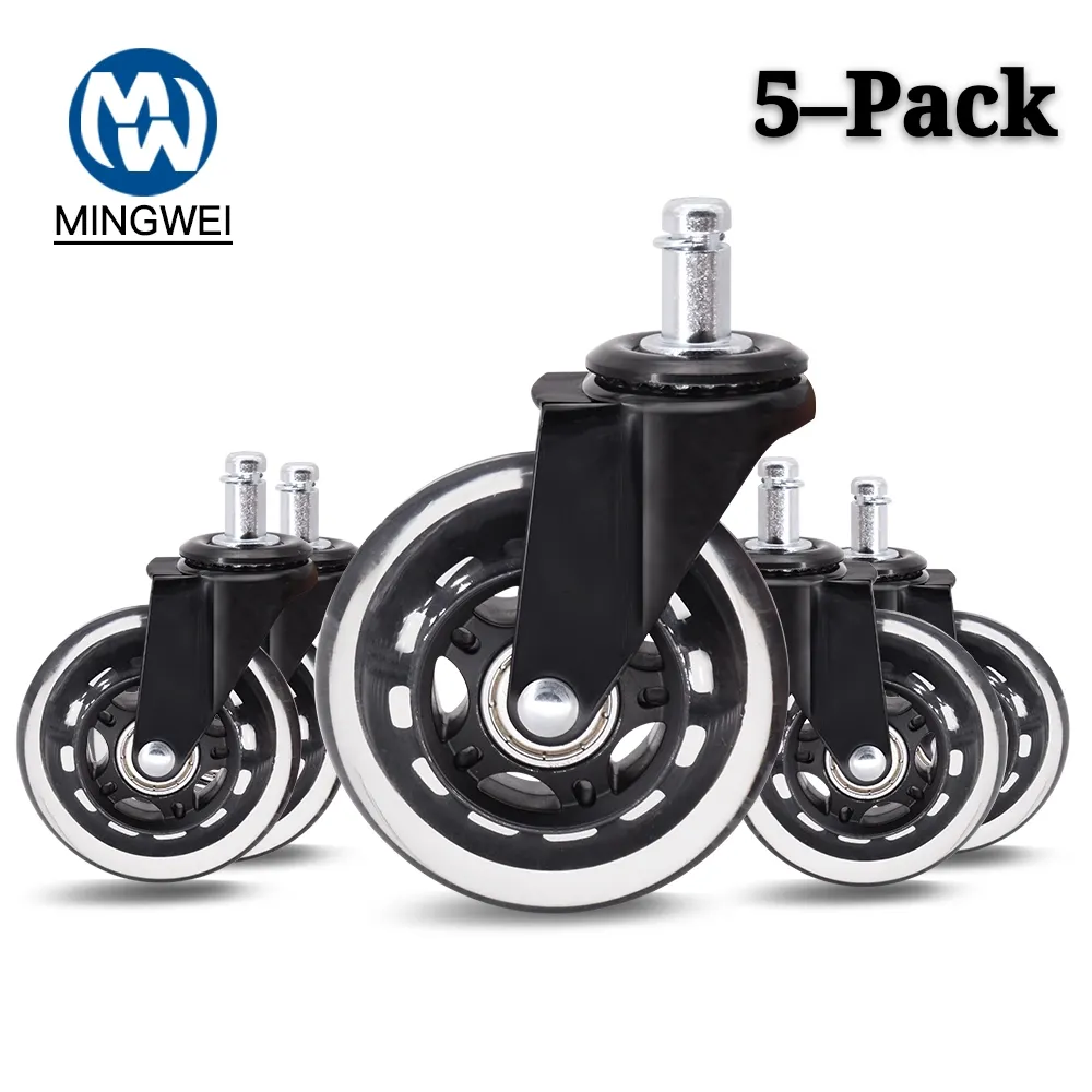 3 zoll/75mm Removeable Cool Rollerblade Style Office Chair Caster Wheels