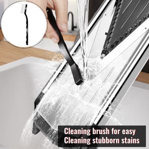 <strong>5</strong>-in-<strong>1</strong> Stainless Steel Vegetable Chopper Onion Garlic Peeler Potato Masher Tomato Cutter Cheese Grater Lemon Slicer Tool Set - Product Image 6