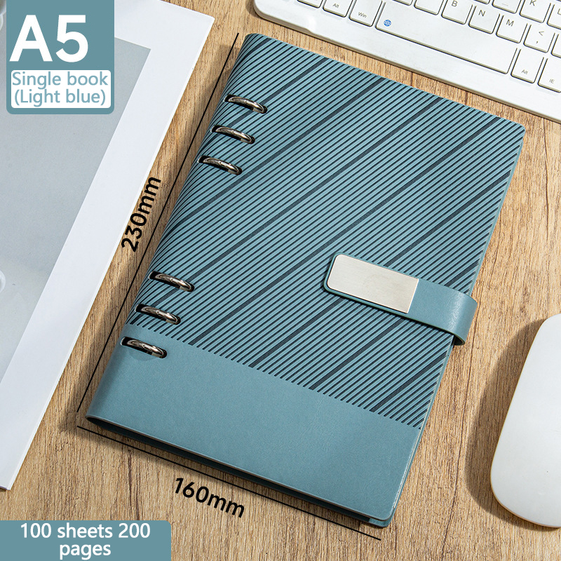SET-02--Grayish blue notebook