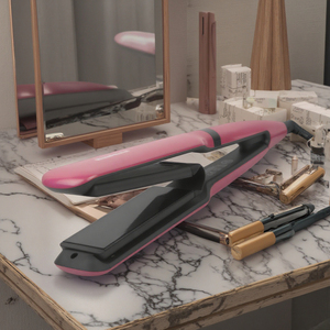 Dual-mục đích <span class=keywords><strong>LCD</strong></span> hiển thị tóc ép tóc có thể điều chỉnh nhiệt độ gốm nhựa CuộN Nẹp chống bỏng nổi tấm RV - Product Image 5