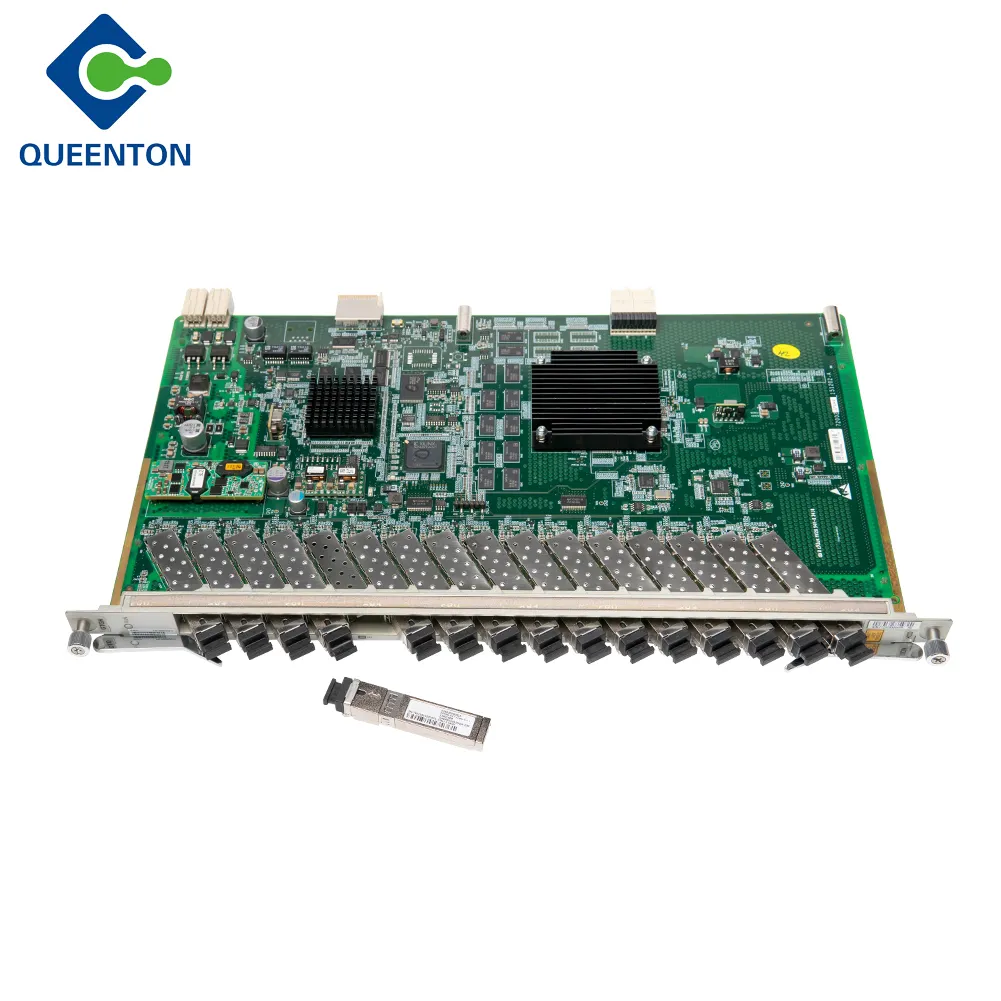 Placa de servicio GTGH de tarjeta OLT original con 16 piezas SFPs GPON C + /C ++ Placa de servicio de tarjeta de negocios OLT C300 C320