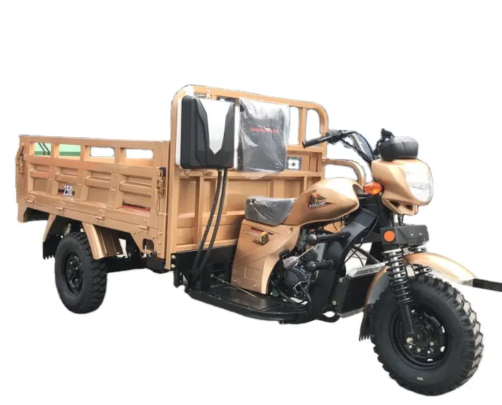 אופנוע תלת אופן אופנוע 200cc 2 מ 'מטען מנוע תלת אופן ממונע מים מקוררים שלושה אופנוע גלגל