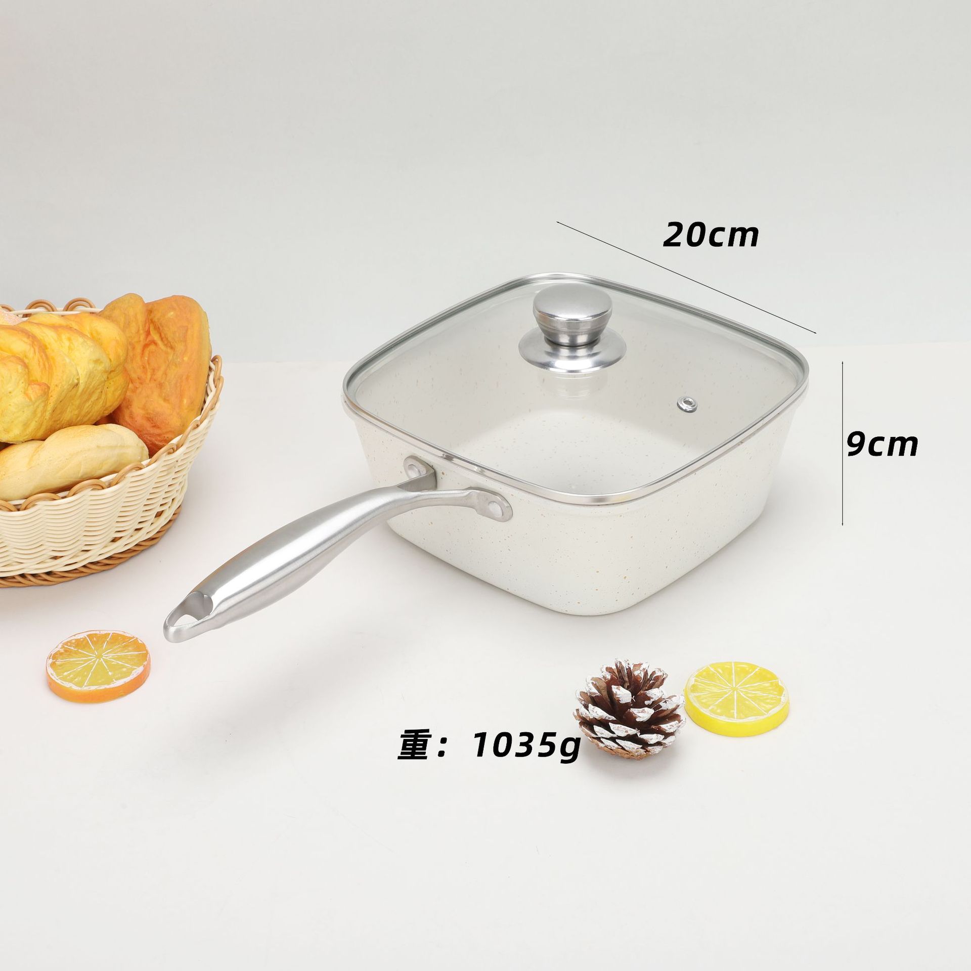 Beige 20cm Frypan