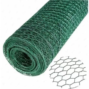 ตาข่ายลวดเหล็กหกเหลี่ยมพร้อม PVC เคลือบ8มม. 50มม. และ6มม. รูรับแสงตาข่ายลวดไก่ชุบสังกะสีสำหรับกรง - Product Image 4