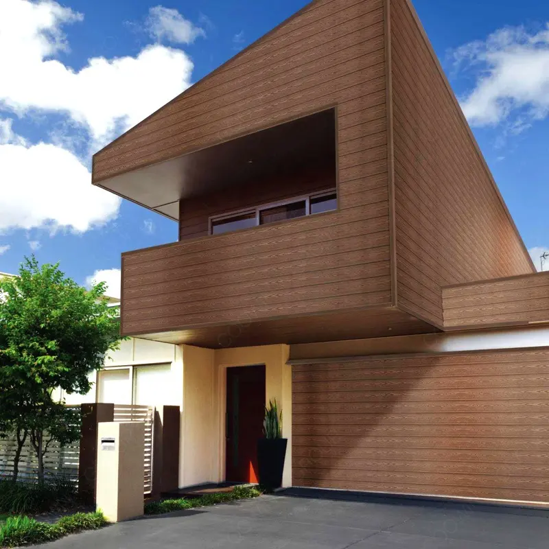 Decorative Prefab Houses Material Wpc Composite Exterior Siding, Wall Cladding