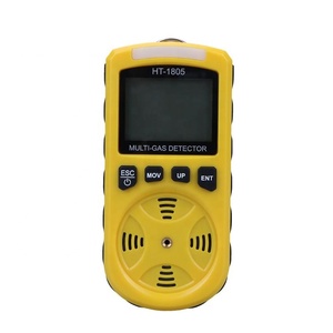 Hti Ht-1805 4 in 1ガス分析検出器ポータブル有毒なハンドヘルドマルチガス検出器CO H2S O2 CH4 - Product Image 2